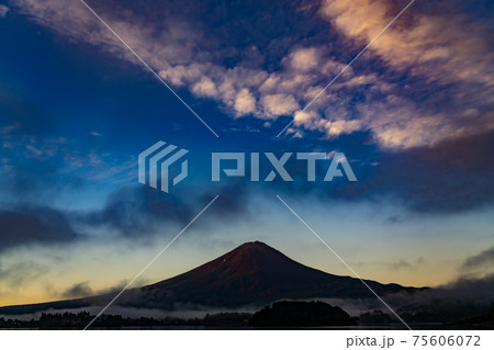 大石公園　河口湖　自然　屋外　風景　田舎　観光　旅行　山梨県　富士山　デート　ドライブ　夏　春 75606072