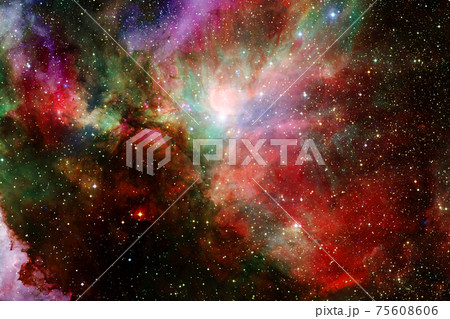 Nebula, cluster of stars in deep space. Elements of this image furnished by NASA 75608606