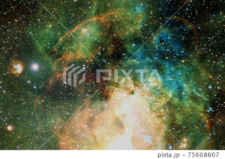 Nebula, cluster of stars in deep space. Elements of this image furnished by NASA Nebula, cluster of stars in deep space. Elements of this image furnished by NASA 75608607