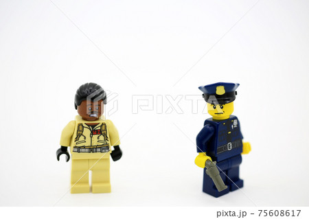 lego black man and police in New York 75608617