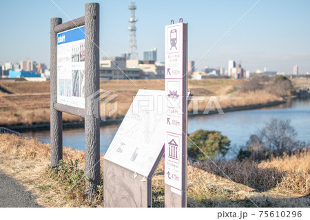 新岩淵水門横／東京都北区志茂 75610296