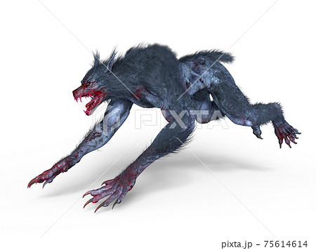 狼人間のイラスト素材