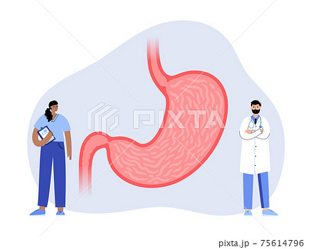 Stomach logo concept 75614796