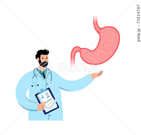 Stomach logo concept 75614797