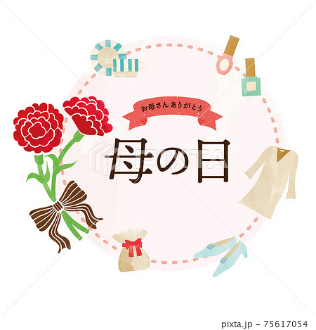 母の日　カーネーションとギフトアイテム　円 75617054