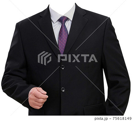 スーツ 背広 スーツ姿の写真素材