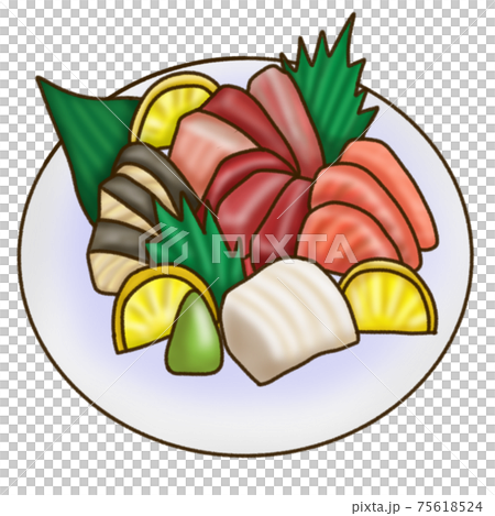 刺身の盛り合わせ 刺身の盛り合わせ 75618524