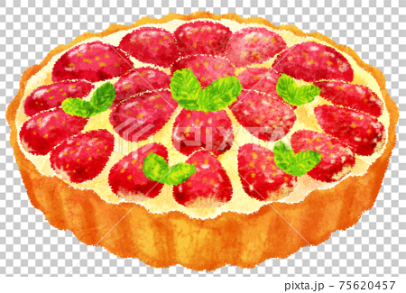Strawberry Tart Stock Illustration