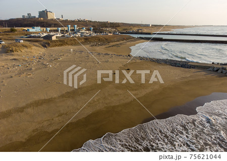 【石川県河北郡】内灘海水浴場・内灘海岸・内灘砂丘の風景 75621044