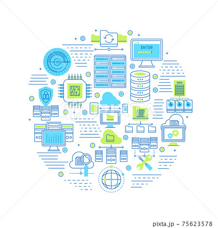 Datacenter Round Composition 75623578