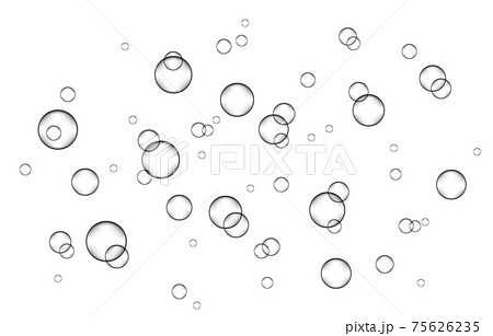 Underwater fizzing air, water or oxygen  bubbles. 75626235