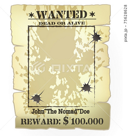 Western Wanted Posterのイラスト素材 Western Wanted Posterのイラスト素材