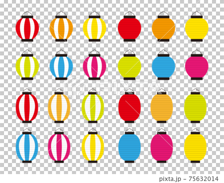 矢量插圖集的彩燈 75632014