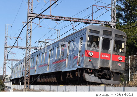 快晴の田園都市線をゆく東急電鉄8500系 75634613