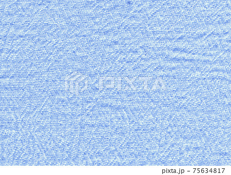 Abstract blue fabric texture. Blue natural linen texture 75634817