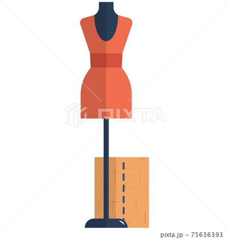 Mannequin Fashion Vector Tailor Dummy Icon のイラスト素材