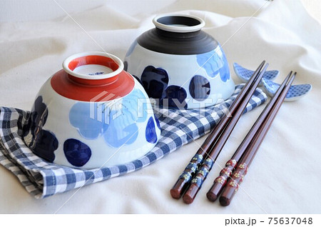 夫婦茶碗と夫婦箸 夫婦茶碗と夫婦箸 75637048