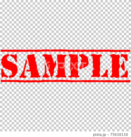 Sample sample example stamp mark stamp Stock