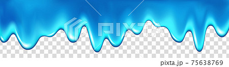 Dripping water isolated on transparent background. 75638769
