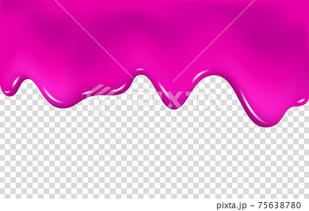 Flowing cherry or raspberries pink jam. 75638780