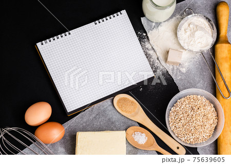 Food ingredients on the table Food ingredients on the table 75639605