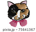 不細工な三毛猫 75641367