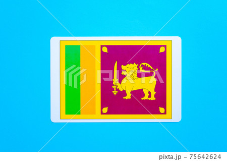 スリランカ国旗 スリランカ国旗 75642624