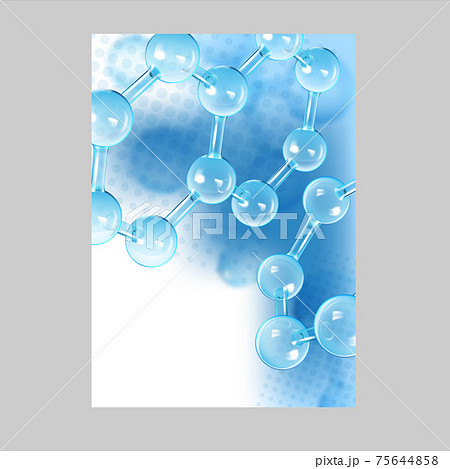 Molecule Medicine Research Report Banner Vector Illustration Molecule Medicine Research Report Banner Vector Illustration 75644858