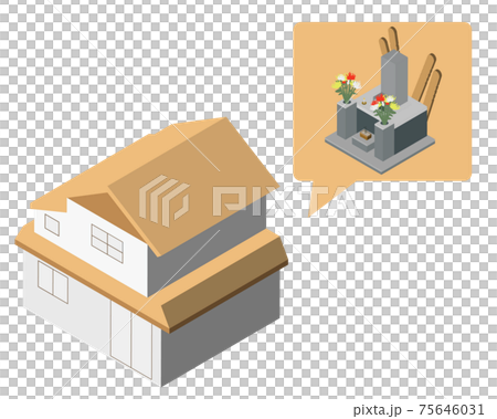 墓穴,兩層樓等距 墓穴,兩層樓等距 75646031