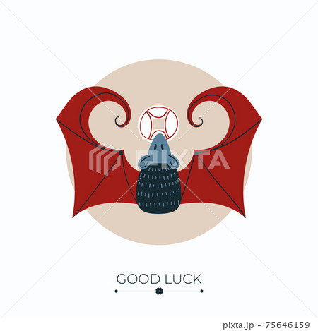 Red bat lucky charm 75646159