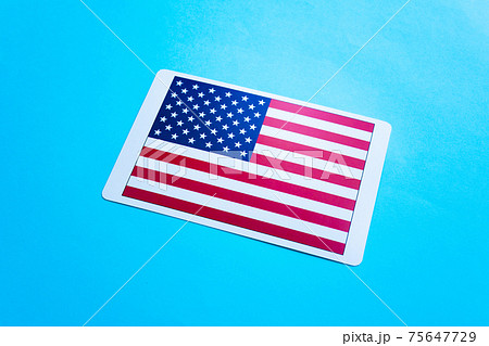 アメリカ国旗の写真素材