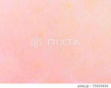 画面一面オイルパステルで描かれたオレンジ色の花の抽象画風背景イラスト 横 画面一面オイルパステルで描かれたオレンジ色の花の抽象画風背景イラスト 横 75650830
