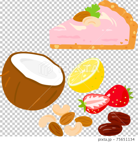 Rotart and material illustration set Rotart and material illustration set 75651134