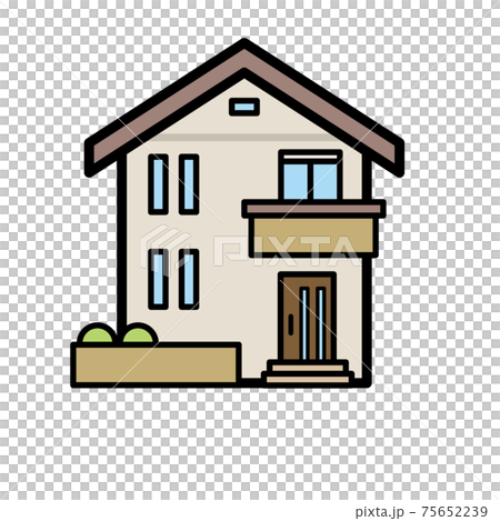 一戸建ての家 75652239