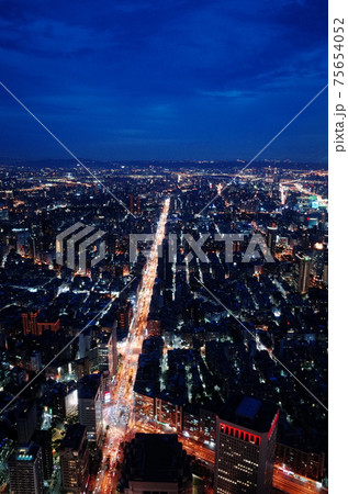 ナイトシーン 夕映 夜景 75654052