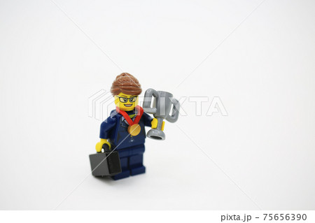 office woman receive the champion in the workplace 75656390