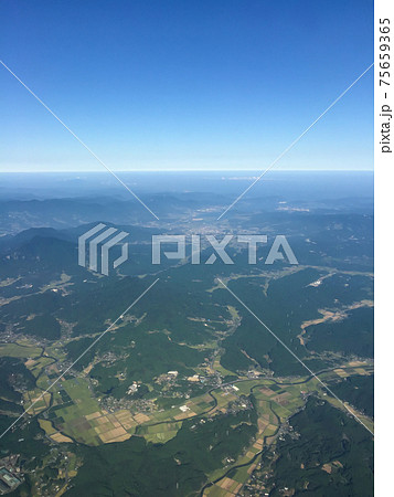飛行機から見た眺め 飛行機から見た眺め 75659365