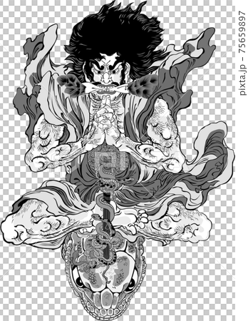 浮世絵 鬼童丸 その1 浮世絵 鬼童丸 その1 75659897