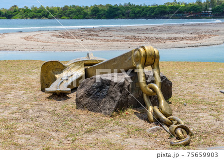 Metal anchor monument Metal anchor monument 75659903