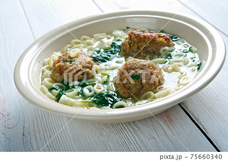 Italian wedding soup Italian wedding soup 75660340