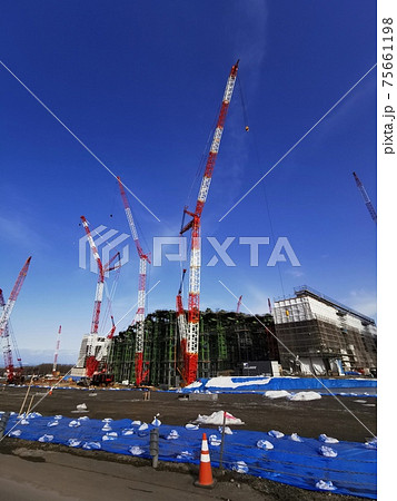 建設中のボールパーク・2021年(北海道北広島市) 建設中のボールパーク・2021年(北海道北広島市) 75661198