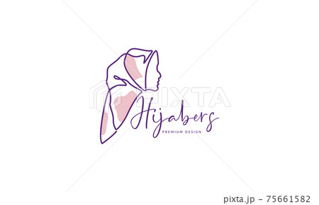 abstract lines colorful women hijab logo vector symbol icon design illustration abstract lines colorful women hijab logo vector symbol icon design illustration 75661582