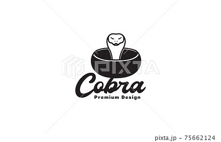 black snake cobra circular logo vector symbol icon design illustration 75662124