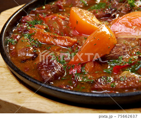 traditional fajitas .closeup traditional fajitas .closeup 75662637