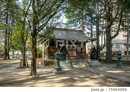 埼玉県川口市の川口神社と境内社の梅ノ木天神社 75664069