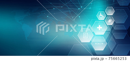 Medical abstract background abstract background concept series  75665253