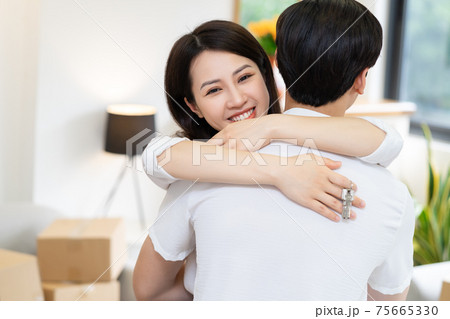 Couple at home Couple at home 75665330