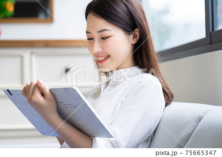 Woman at home 75665347