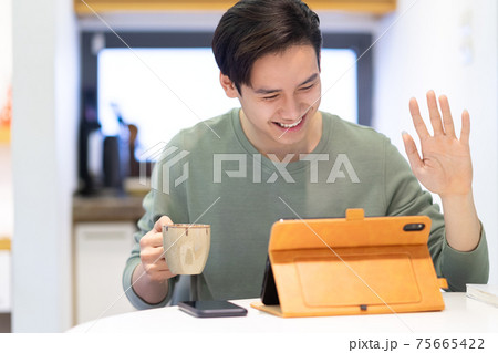 Man at home Man at home 75665422