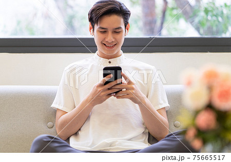 Man at home Man at home 75665517